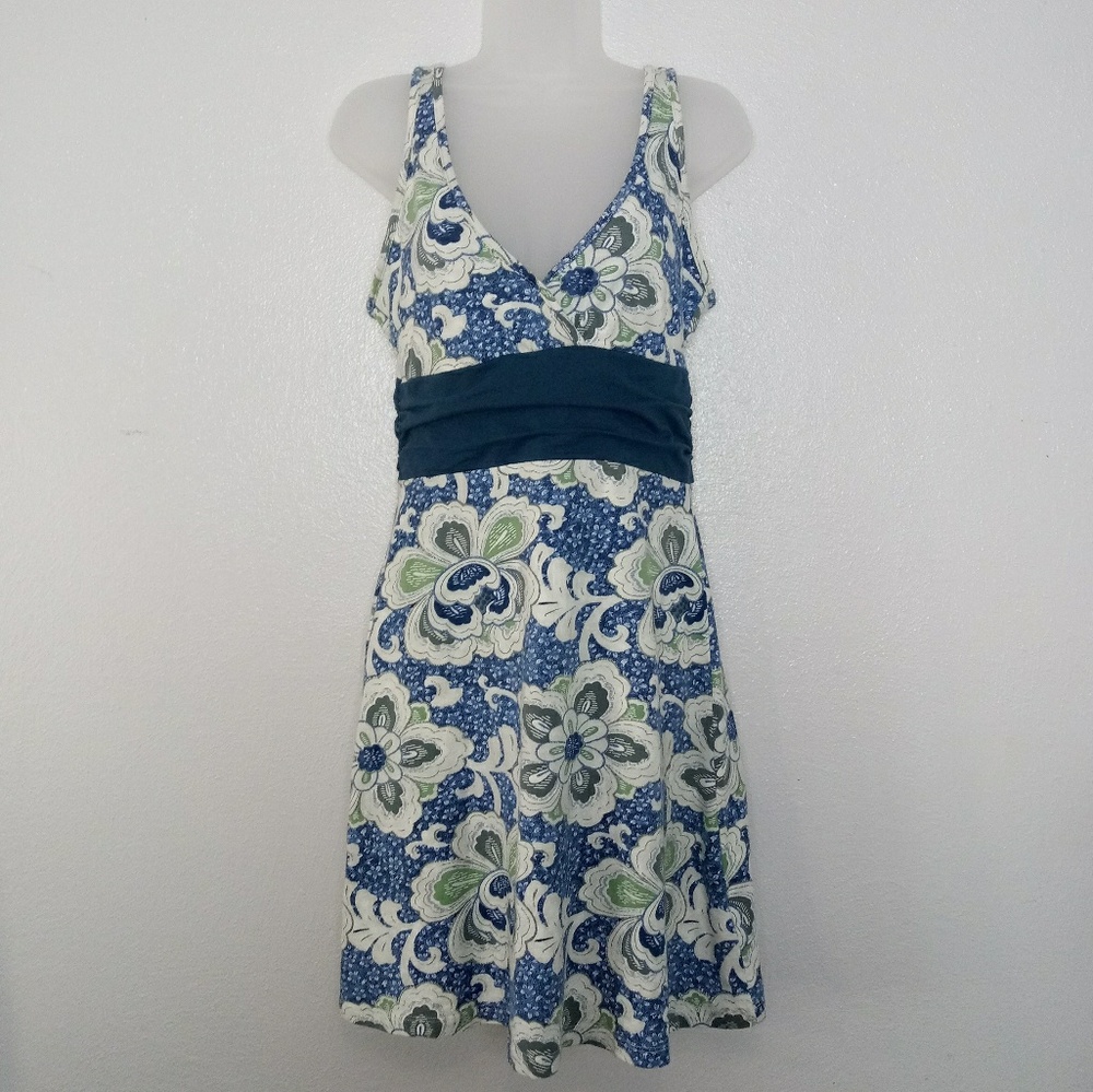 PATAGONIA Organic Cotton Blue Summer Swing Dress